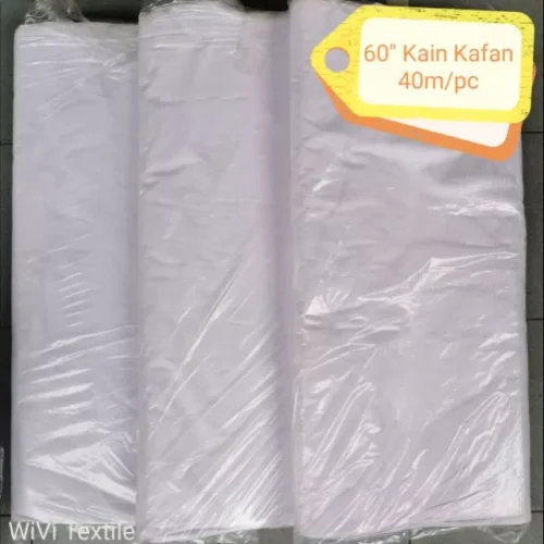 White Cotton Sheeting Fabric 60" Width – White Fabric for Kafan & General Sewing
