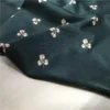 Mulberry Silk Stretch Satin Fabric 100cm – Herringbone Print for Blouses & Dresses