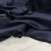 S244918c242184e7e91f9662fdffcb1523.webp Dark Blue Mulberry Silk Stretch Satin Fabric 50 × 145cm – 100% Silk Fabric