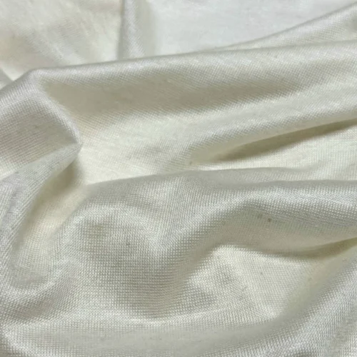Sand Washed Knit Linen Fabric 50 × 150cm – Stretch Linen for Dresses & Cardigans