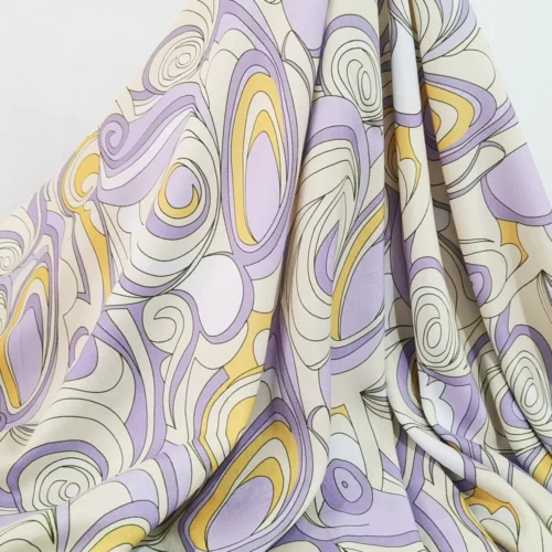 Geometric Patchwork Viscose Fabric 1 × 1.4m – Soft Dressmaking Fabric