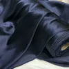 S556492d027fb48e2b108451aeb7b4ce7n.webp Dark Blue Mulberry Silk Stretch Satin Fabric 50 × 145cm – 100% Silk Fabric