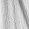 White Striped Jacquard Knit Fabric 1m – Stretch Pleated Fashion Fabric