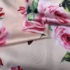 S749254df43fd480fbc9038a145f401a90.webp Rose Butterfly Stretch Satin Fabric 100 × 145cm – Printed Dressmaking Fabric