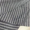 Japanese Yarn-Dyed Striped Linen Fabric 50 × 140cm – Soft Breathable Sewing Fabric