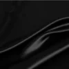 Black Acetate Satin Fabric 50 × 150cm – Silky Draping Fabric for Sewing & Décor