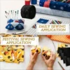 Assorted Printed Cotton Fabric Squares – 40pcs Patchwork & DIY Sewing Fabric