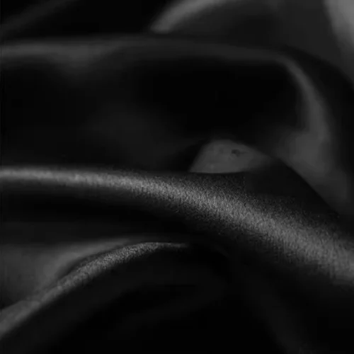 Black Acetate Satin Fabric 50 × 150cm – Silky Draping Fabric for Sewing & Décor