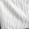 White Striped Jacquard Knit Fabric 1m – Stretch Pleated Fashion Fabric
