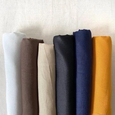 French Linen Solid Colour Fabric – Dressmaking, Embroidery & DIY Fabric