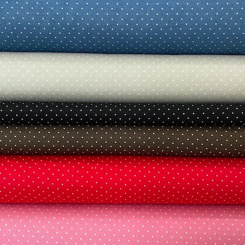 Cotton Mini Polka Dot Checker Fabric – Patchwork & Quilting DIY Fabric