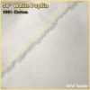 White Cotton Poplin Fabric 58" Width – 100% Cotton Fabric per Meter
