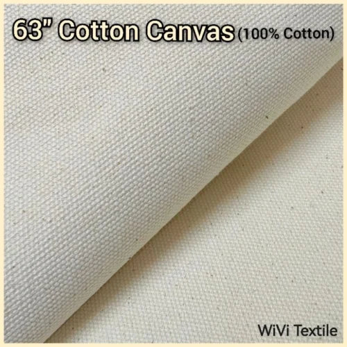 my-11134207-7r98z-ly1iguk5ihyob7.webp Thick Cotton Canvas Fabric 63" Width β Heavyweight DIY Canvas Fabric