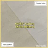 Calico Muslin Fabric 62–63" Width – Unbleached Cotton Fabric for Sewing & Bengkung