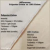 Calico Muslin Fabric 62–63" Width – Unbleached Cotton Fabric for Sewing & Bengkung