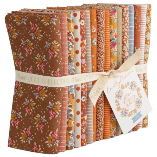 Tilda Creating Memories Cotton Fabric 0.22m – Winter & Autumn Patchwork Quilting Fabric